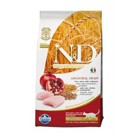 N&D 1.5 kg Low Tavuk-Nar Kısırlaştırılmış Yetişkin Kedi Maması