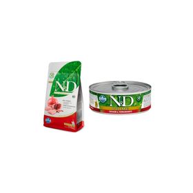 N&D 1.5 kg Tahılsız Kitten Tavuklu Narlı Kedi Maması + 1 Adet Tahılsız Tavuklu Narlı Konserve