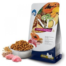 N&D 1.5 kg Tropical Selection Kuzu Etli ve Tropikal Meyveli Mini Irk Yetişkin Köpek Maması