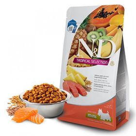 N&D 1.5 kg Tropical Selection Somonlu ve Tropikal Meyveli Mini Irk Yetişkin Köpek Maması