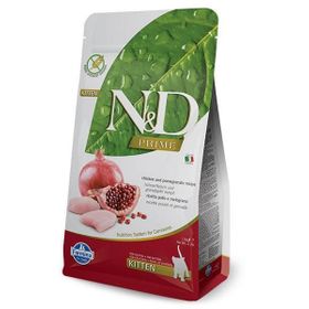 N&D 1 kg Tahılsız Kıtten Tavuklu Narlı Açık Mama Yavru Kedi Maması
