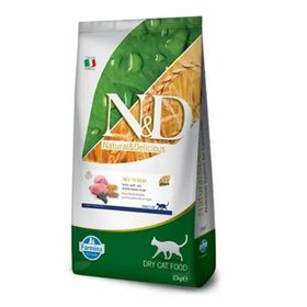 N&D 10 kg Az Tahıllı Kuzulu Kısırlaştırılmış Kedi Maması