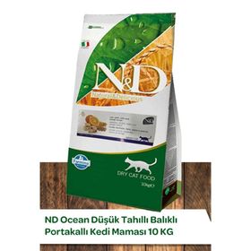N&D 10 kg Düşük Tahıllı Morina Balıklı Yetişkin Kedi Maması