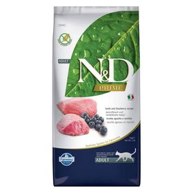 N&D 10 kg Tahılsız Kuzu Etli ve Yabanmersinli Yetişkin Kedi Maması