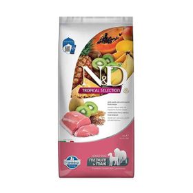 N&D 10 kg Tropical Selection Domuzlu ve Kivili Orta ve Büyük Irk Yetişkin Köpek Maması