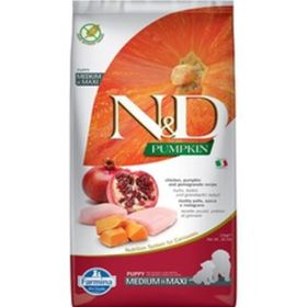 N&D 12 kg Tahılsız Balkabaklı Tavuk Medium Maxi Yavru Köpek Maması
