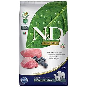 N&D 12 kg Tahılsız Kuzulu ve Yabanmersinli Medium Maxi Yetişkin Köpek Maması