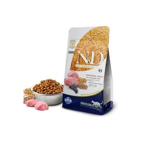 N&D 1,5 kg Düşük Tahıllı Kuzu ve Yaban Mersini Yetişkin Kedi Maması