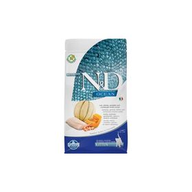 N&D 1,5 kg Ocean Morina Balık Karides Balkabağı ve Kavunlu Yavru Kedi Maması