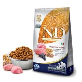 N&D 2.5 kg Düşük Tahıllı Kuzu Etli Yaban Mersinli Küçük Irk Yetişkin Köpek Maması