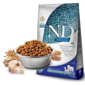 N&D 2.5 kg Morina Balıklı Portakallı Küçük Irk Yetişkin Kuru Köpek Maması