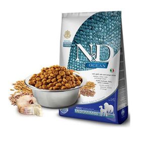 N&D 2.5 KG Ocean Düşük Tahıllı Balık-portakallı Yetişkin Köpek Maması