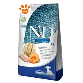 N&d 2.5 kg Ocean Morina Balikli Bal Kabakli Ve Kavunlu Küçük Irk Tahilsiz Yavru Köpek Mamasi