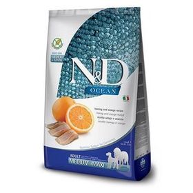 N&D 2.5 kg Ocean Ringa Balıklı ve Portakallı Tahılsız Küçük Irk Yetişkin Köpek Maması
