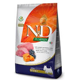 N&D 2.5 kg Pumpkin Kuzu Etli Yaban Mersinli ve Balkabaklı Mini Adult Yetişkin Köpek Maması