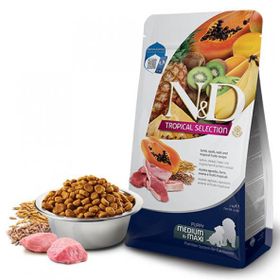N&D 2 kg Tropical Selection Kuzu Etli ve Tropikal Meyveli Orta ve Büyük Irk Yavru Köpek Maması