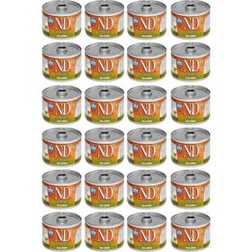 N&D 24x80 gr Balkabaklı ve Ördekli Kedi Konservesi