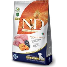 N&D 2,5 kg Bal Kabaklı Kuzu Etli Tahılsız Küçük Irk Yavru Köpek Maması