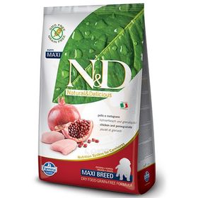 N&D 2,5 kg Tahılsız Maxi Tavuk Nar Büyük Irk Yavru Köpek Maması