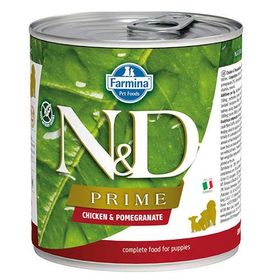 N&D 2512 285 gr Puppy Prime Tavuk ve Narlı Yavru Köpek Konservesi