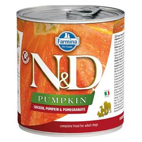 N&D 2567 285 gr Balkabaklı Tavuk Etli ve Narlı Köpek Konservesi