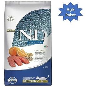 N&D 4 kg Açık Düşük Tahıllı Kısırlaştırılmış Ocean Somonlu ve Portakallı Kedi Maması