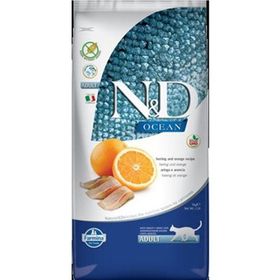 N&D 5 kg Ocean Balık Ve Portakallı Tahılsız Kedi Maması