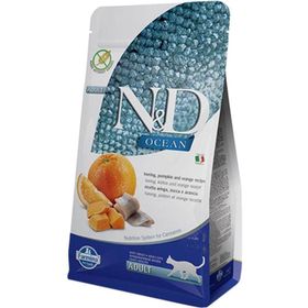 N&D 5 kg Ocean Balık Ve Portakallı Tahılsız Kedi Maması