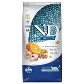 N&D 5 kg Ocean Morina Balıklı ve Portakallı Düşük Tahıllı Yetişkin Kuru Kedi Maması
