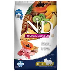 N&D 5 kg Tropical Selection Kuzu Etli ve Tropikal Meyveli Mini Irk Yetişkin Kuru Köpek Maması