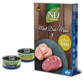 N&D 6x70 gr Meat Kuzu ve Tavuk Etli Kedi Konservesi