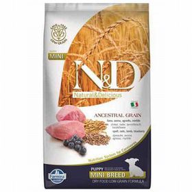 N&D 7 kg Ancestral Grain Mini Puppy Kuzulu Yaban Mersinli Küçük Irk Düşük Tahıllı Yavru Köpek Maması
