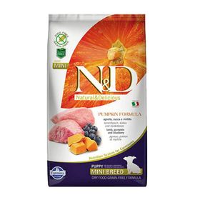 N&D 7 kg Balkabaklı Kuzu Etli Küçük Irk Yavru Köpek Maması