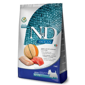 N&D 7 kg Ocean Somon Balıklı ve Morina Balıklı Küçük Irk Tahılsız Köpek Maması