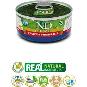 N&D 70 gr Tavuk Narlı Yetişkin Konserve Yaş Kedi Maması