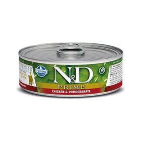 N&D 80 gr ND Prime Tahılsız Tavuk ve Narlı Yetişkin Kedi Konservesi