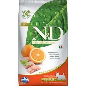 N&D 8010276021731 2.5Kg Balıklı Portakallı Küçük Irk Tahılsız Yetişkin Köpek Maması