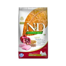 N&D Adult Light Mini Tavuklu ve Narlı Düşük Tahıllı Küçük Irk 2.5 kg Yetişkin Köpek Maması