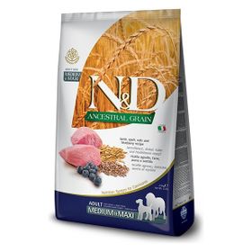 N&D Ancestral 2.5 kg Kuzu Kılçıksız Buğday Yulaf Yaban Mersinli Yetişkin Köpek Maması