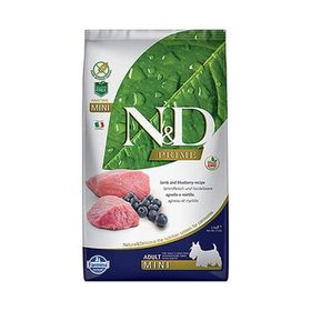 N&D AND-0025 2.5Kg Kuzu Etli Yaban Mersinli Küçük Irk Tahılsız Yetişkin Köpek Maması