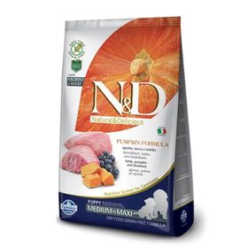 N&D Bal Kabaklı, Kuzu Etli ve Yaban Mersinli Orta ve Büyük Irk Tahılsız Yetişkin 12 kg Kuru Köpek Maması