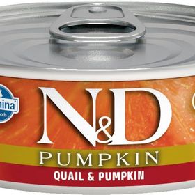 N&D Balkabağı Bıldırcın 12x80 gr Kedi Konserve