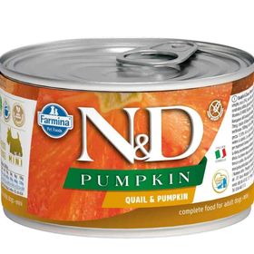 N&D Balkabağı Bıldırcın 140 gr Yetişkin Köpek Konserve