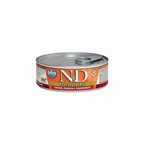 N&D Balkabağı Tavuk Nar Yetişkin 6x80 gr Kedi Konservesi