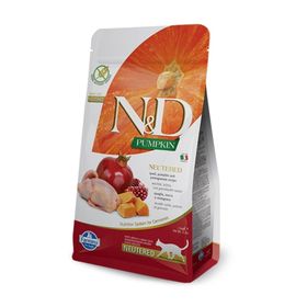 N&D Balkabaklı Bıldırcınlı Narlı 1,5 kg Kısırlaştırılmış Kedi Maması