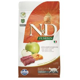 N&D Balkabaklı Geyik Etli Elmalı 1.5 kg Yetişkin Kedi Maması