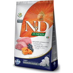 N&D Balkabaklı Kuzu Etli Orta ve Büyük Irk 12 kg Yavru Köpek Maması