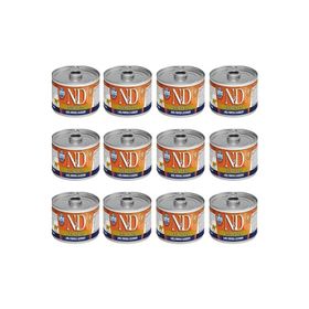 N&D Balkabaklı Kuzu Etli ve Yaban Mersinli 12 x 80 gr Konserve Yetişkin Kedi Maması