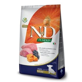 N&D Balkabaklı Kuzu Etli ve Yaban Mersinli Küçük Irk Yavru 2.5 kg Köpek Maması