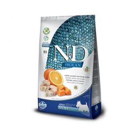 N&D Balkabaklı Morina Balıklı ve Portakallı Küçük Irk 2.5 kg Köpek Maması